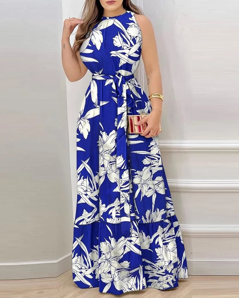 Alisson™ | Dress with Ruffles and Round Neckline for Women
