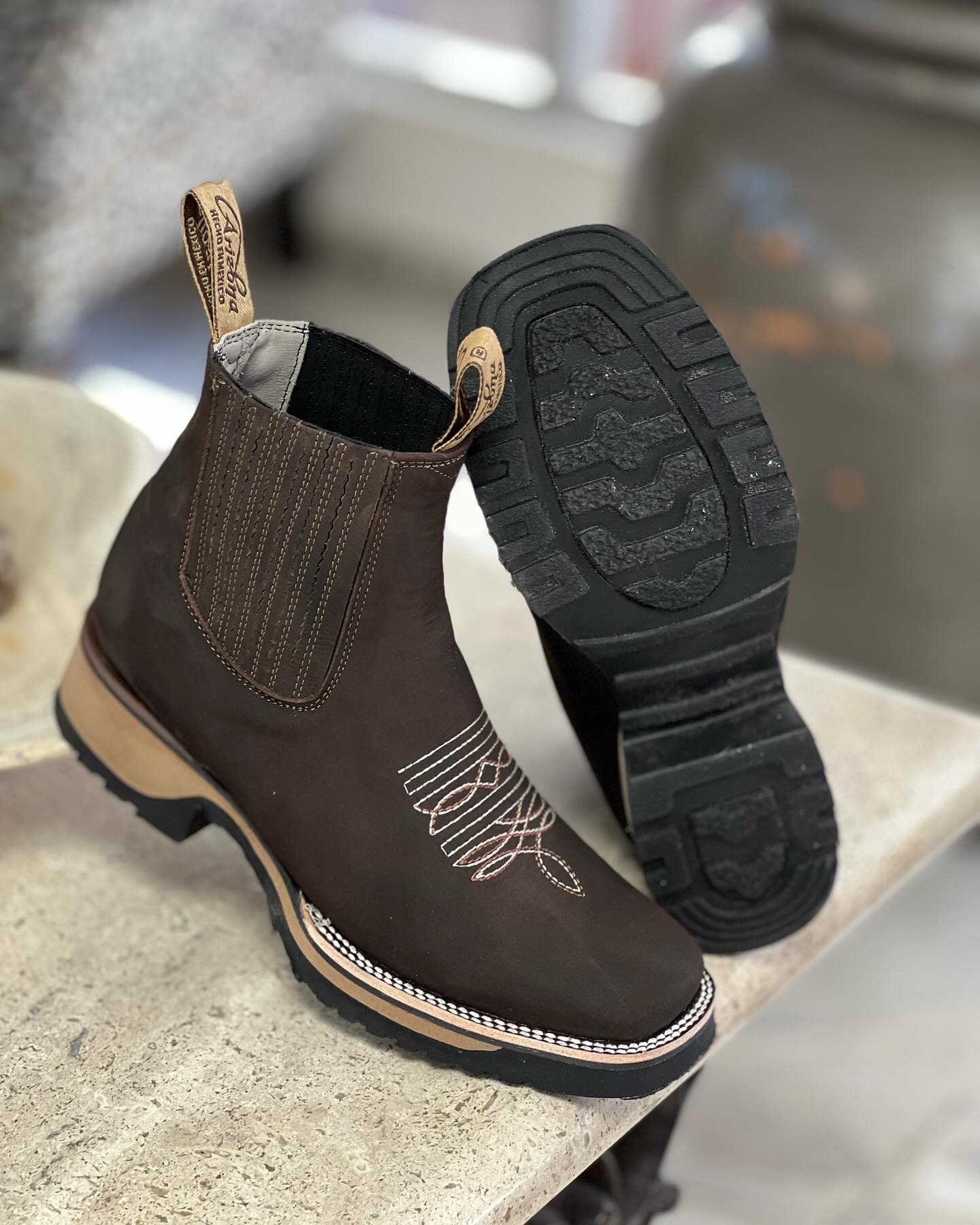 RanchRider™ - Unisex western boots - 2454-R - Brown / 35