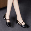 Annabelle | Elegant Sandals with Low Heel and Round Toe
