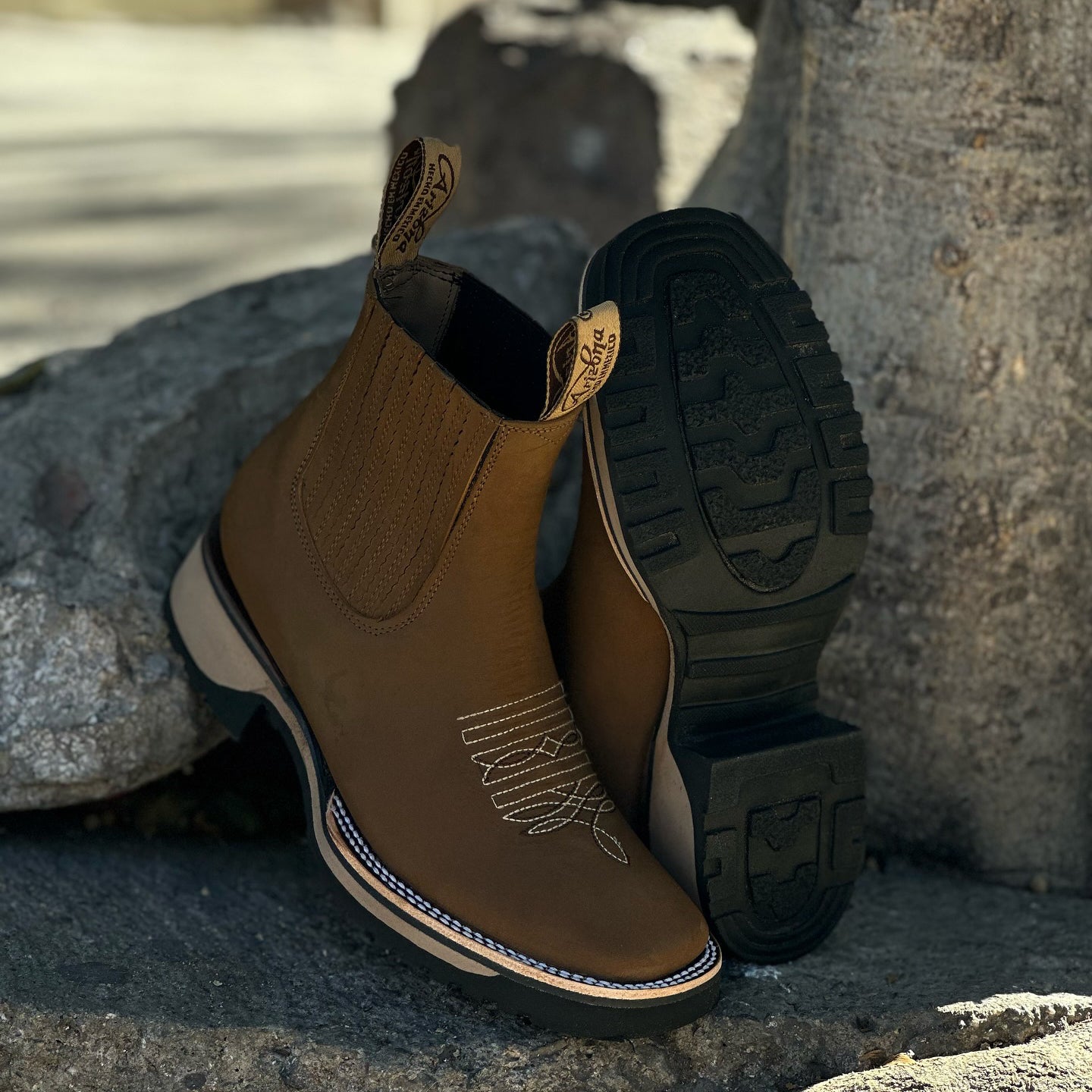 RanchRider™ - Unisex western boots - 2454-R - Brown / 35