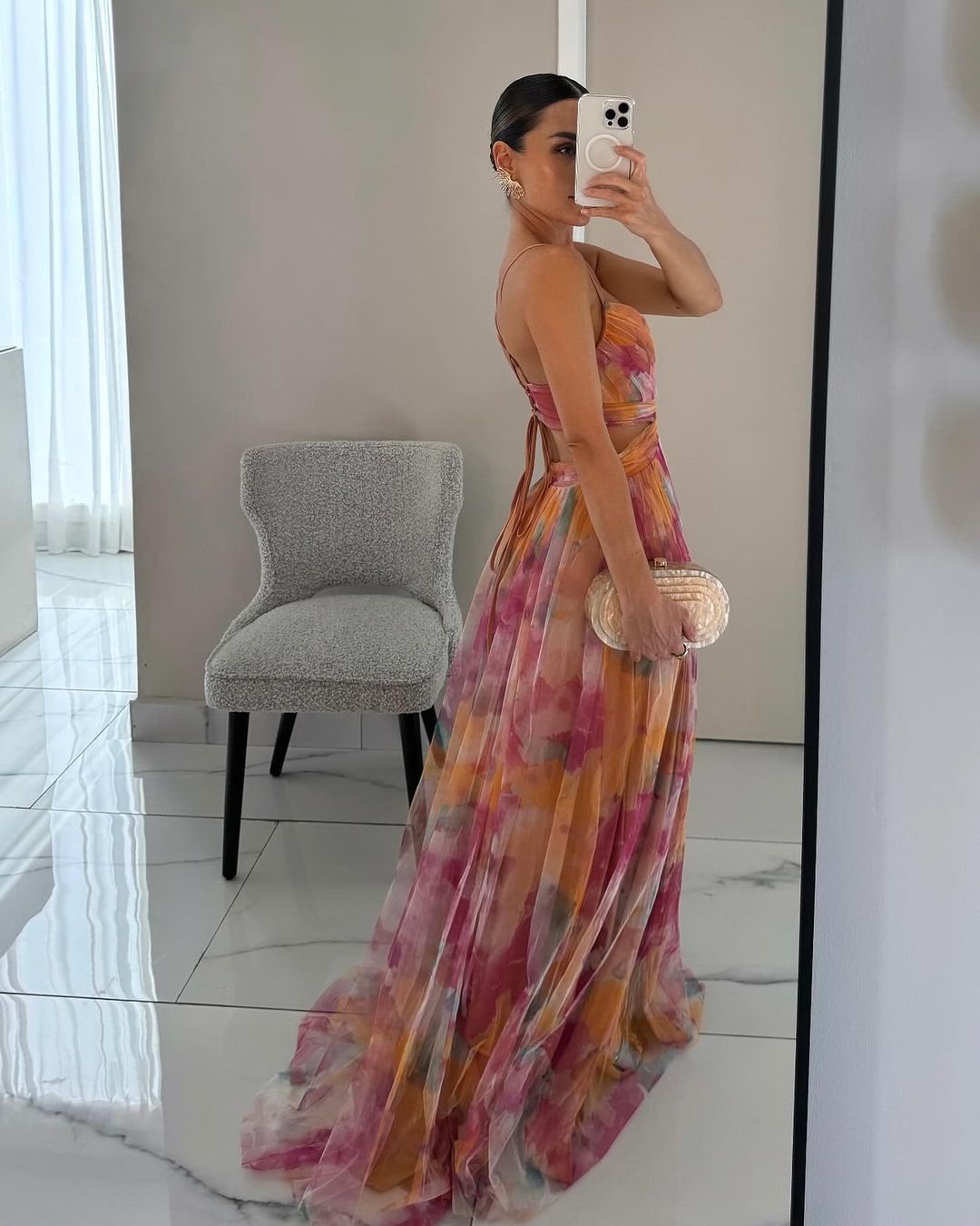 Flor | Airy Floral Maxi Dress