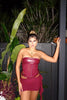 Sylvie | Elegant Strapless Mini Dress for Women