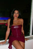 Sylvie | Elegant Strapless Mini Dress for Women