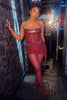 Sylvie | Elegant Strapless Mini Dress for Women