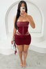 Sylvie | Elegant Strapless Mini Dress for Women