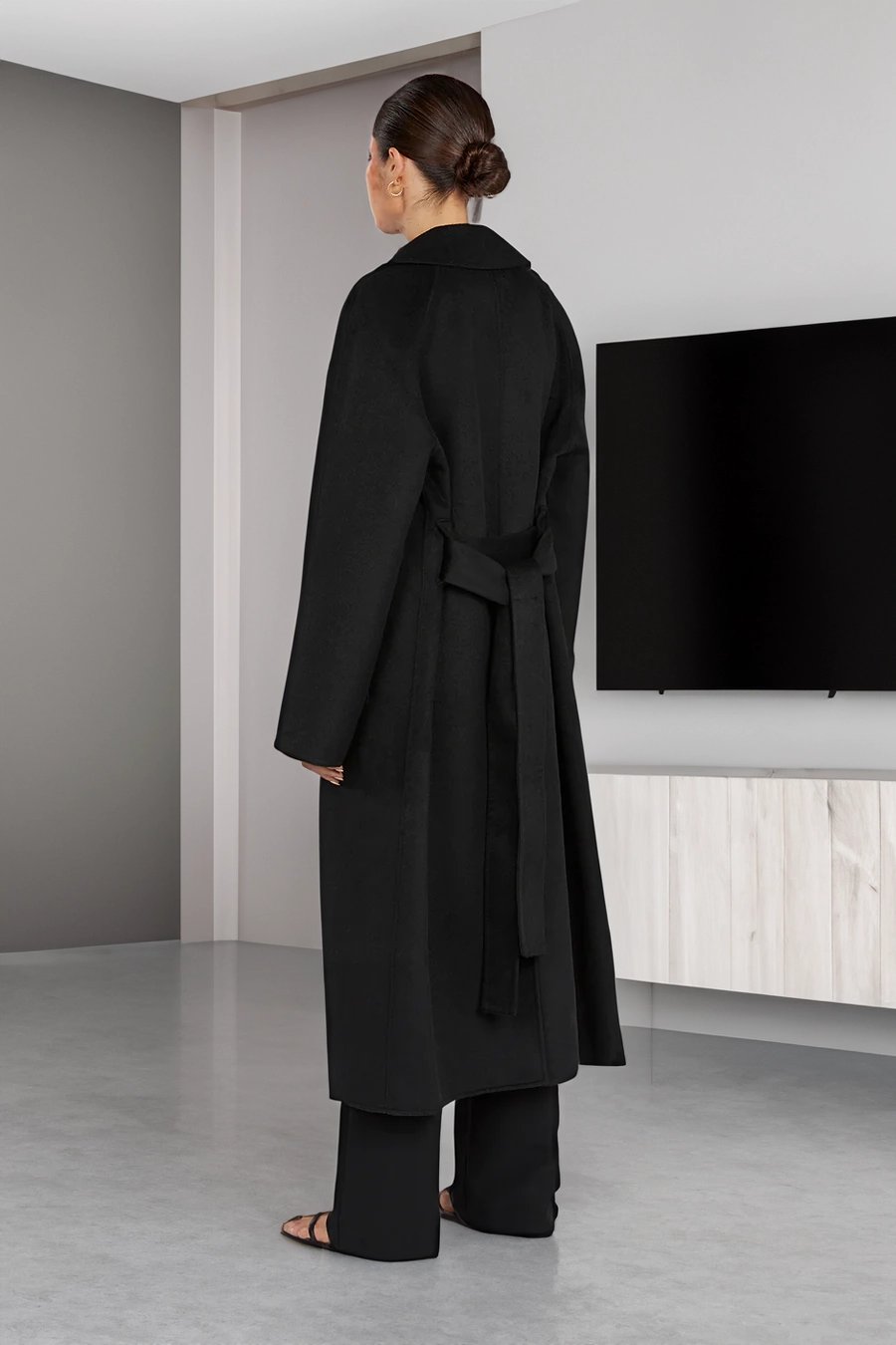 Anouk™ | Classic winter coat with collar - Cream / XS
