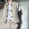 Noreen | Airy Sleeveless Knit Cardigan
