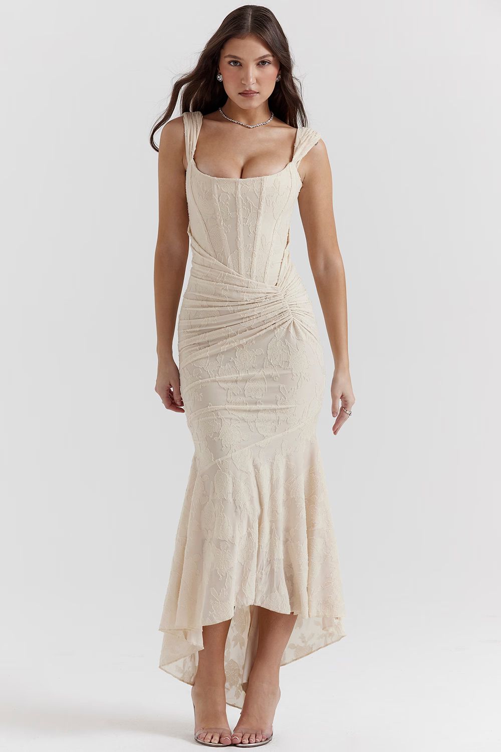 Selina | Enchanting Dress with Floral Elegance