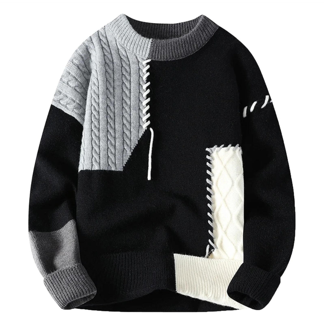 Tom™ - Stylish hooded jumper - Black / XS