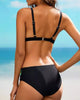 Zandra | Casual Bikini with Bold Colorblock Accents