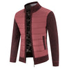 NordicWarm™ - Cosy winter knitted waistcoat - Burgundy / M