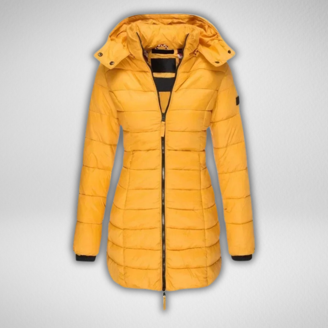 Bea | Lined winter coat - Yellow / XXS