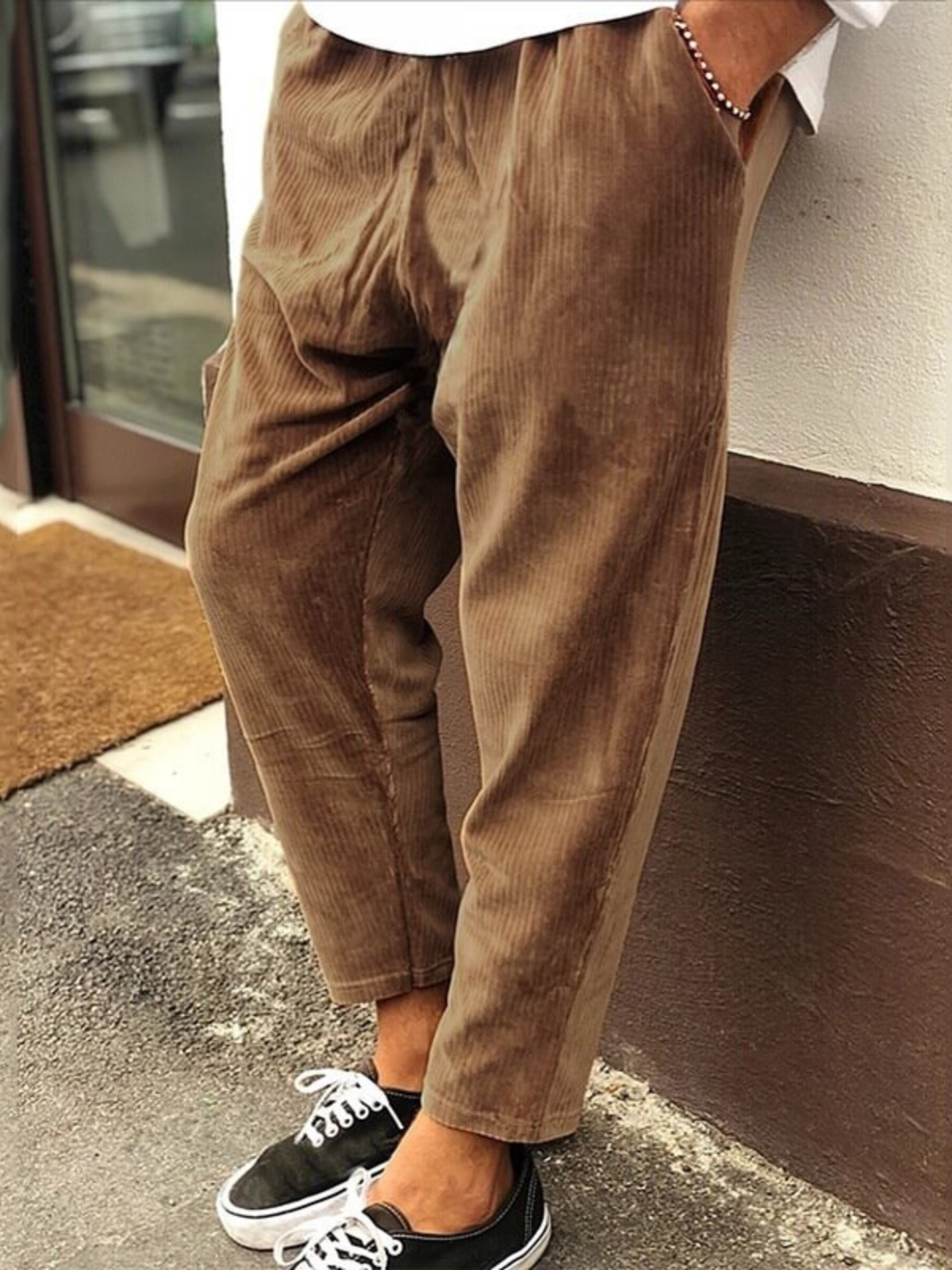 Falko™ - Classic men's trousers - Brown / S