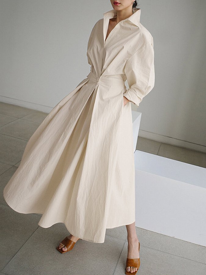 Genevieve| Elegant maxi dress with a flowing cut