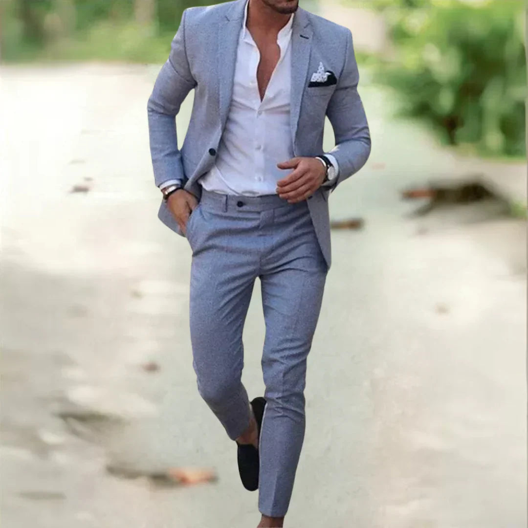 Aristocrato™ - Elegant and luxurious suit - Grey / XS