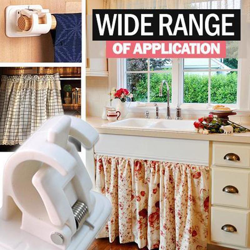 Curtain clip - White / 2 pieces