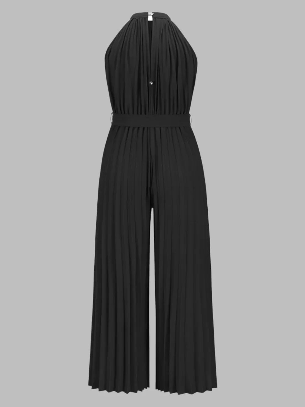 Elen | Pleated Jumpsuit with Halter Neck