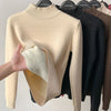 Shira™ | Winter fleece shirt with thick inside - Beige / S