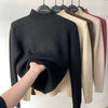 Shira™ | Winter fleece shirt with thick inside - Black / S