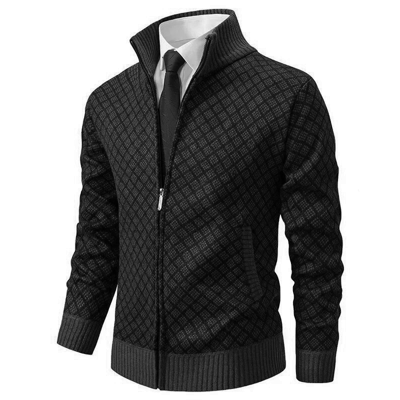 Edward™ | Modern men's jacket - Mens Sweater - Black / M