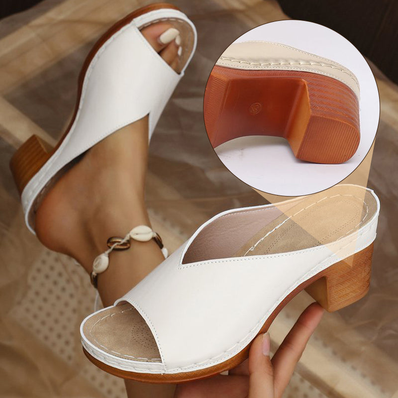 Lianna | Elegant Orthopaedic Block Heel Sandals