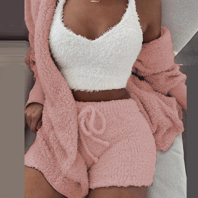 Aurora™ | Cozy Luxe Set - Apparel & Accessories - Pink / S