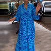 Azzon | Comfortable Women's Dress with Modern Print