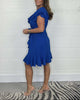Bhea | Chic Summer Dress with V-Neck and Ruffle Details