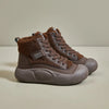 Mada™ | Orthopaedic women's shoes with thick soles - Coffee / 36
