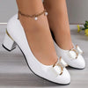 Mathilda | Elegant High Heels with Crystals and Delicate Bow