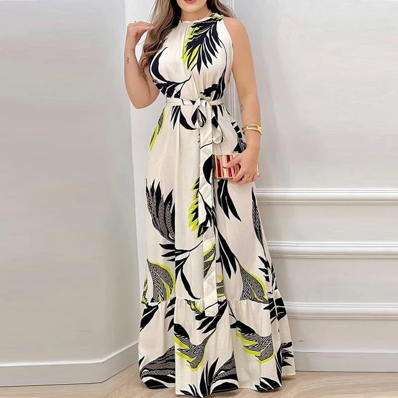 Alisson™ | Dress with Ruffles and Round Neckline for Women