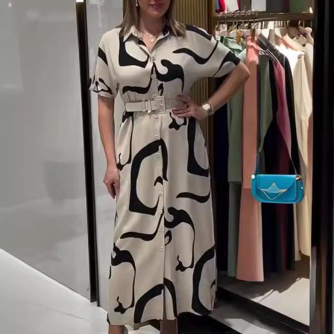 Marceline™ | Elegant Patterned Dress for Women