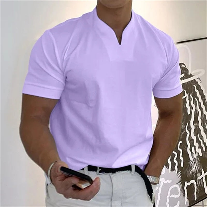 Axon | Short-Sleeved V-Neck T-Shirt