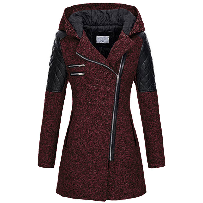 Katrine | Winter jacket - Deep red / S