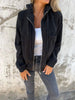 Lara | Comfort hooded jacket - Black / S
