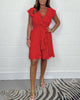 Bhea | Chic Summer Dress with V-Neck and Ruffle Details