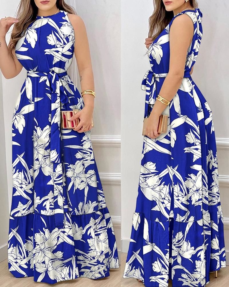 Alisson™ | Dress with Ruffles and Round Neckline for Women