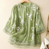 Nerry | Elegant Blouse with Delicate Embroidery Details