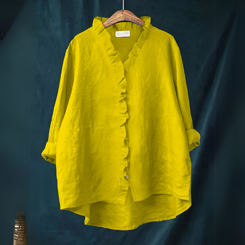 Wynter | Classic Blouse with Ruffles for Women