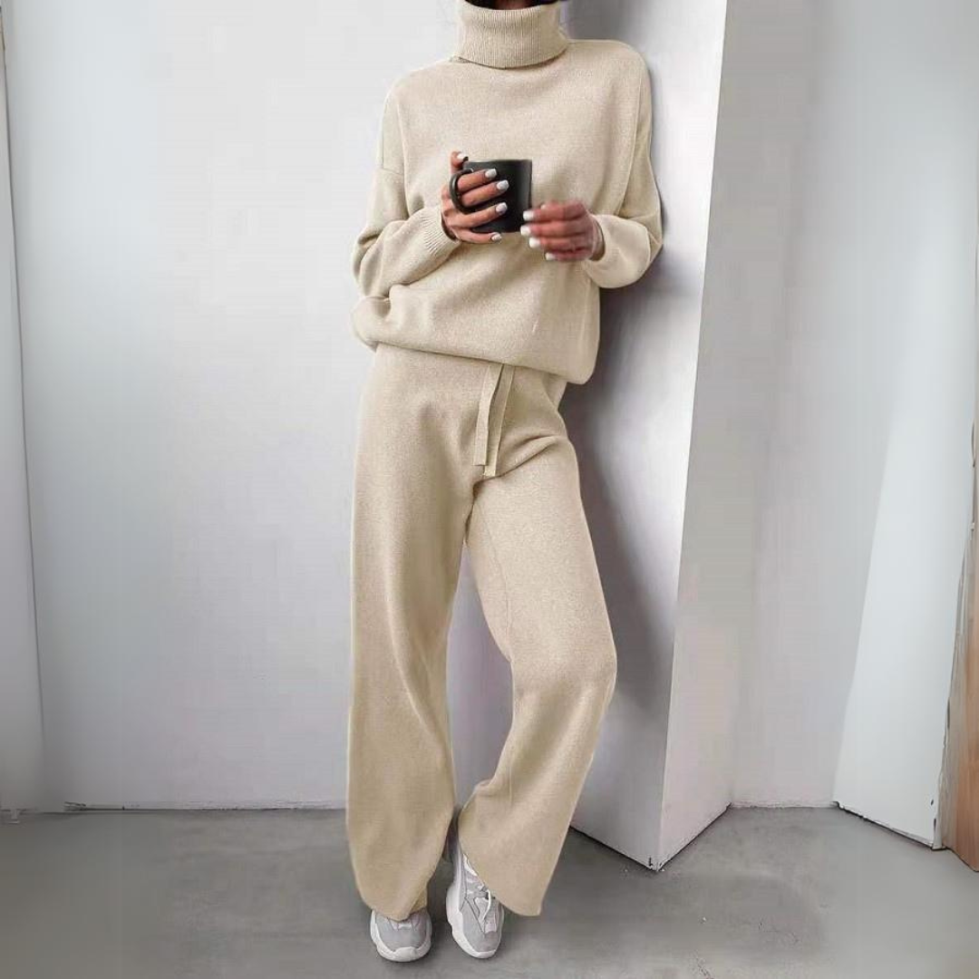 Zarina | two-piece lounge set - white / S