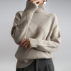 Noemi™ | Warm turtleneck jumper - Grey / S / 50% discount