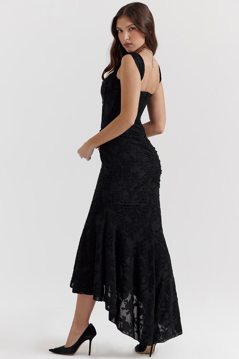 Selina | Enchanting Dress with Floral Elegance
