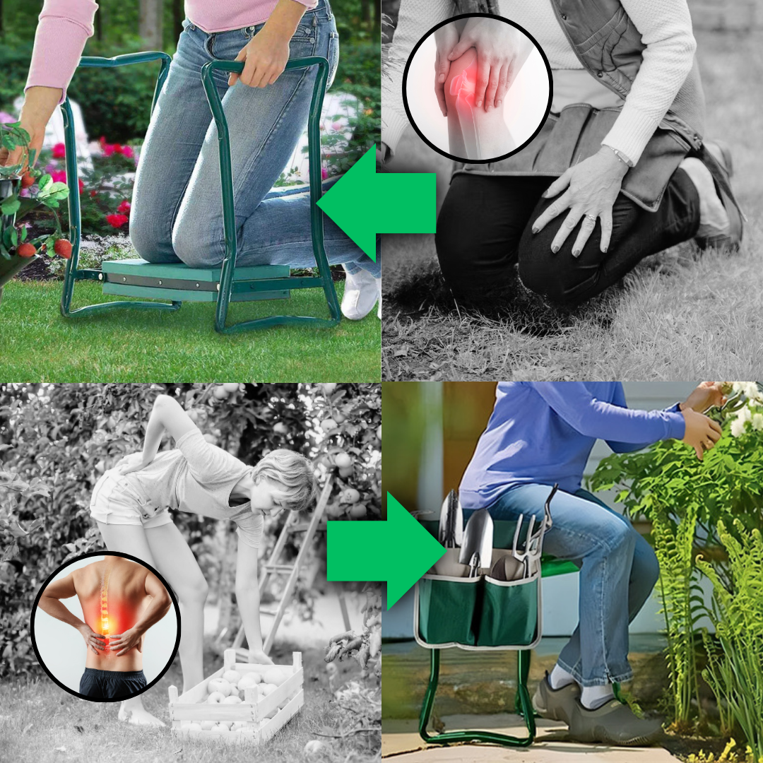 GartenPro | 2-in-1 Kneeling & Seating Bench | 50% OFF TODAY! - Taschen Zubehör - Default Title