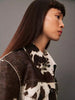 Lianora™ - Patterned leather jacket - S