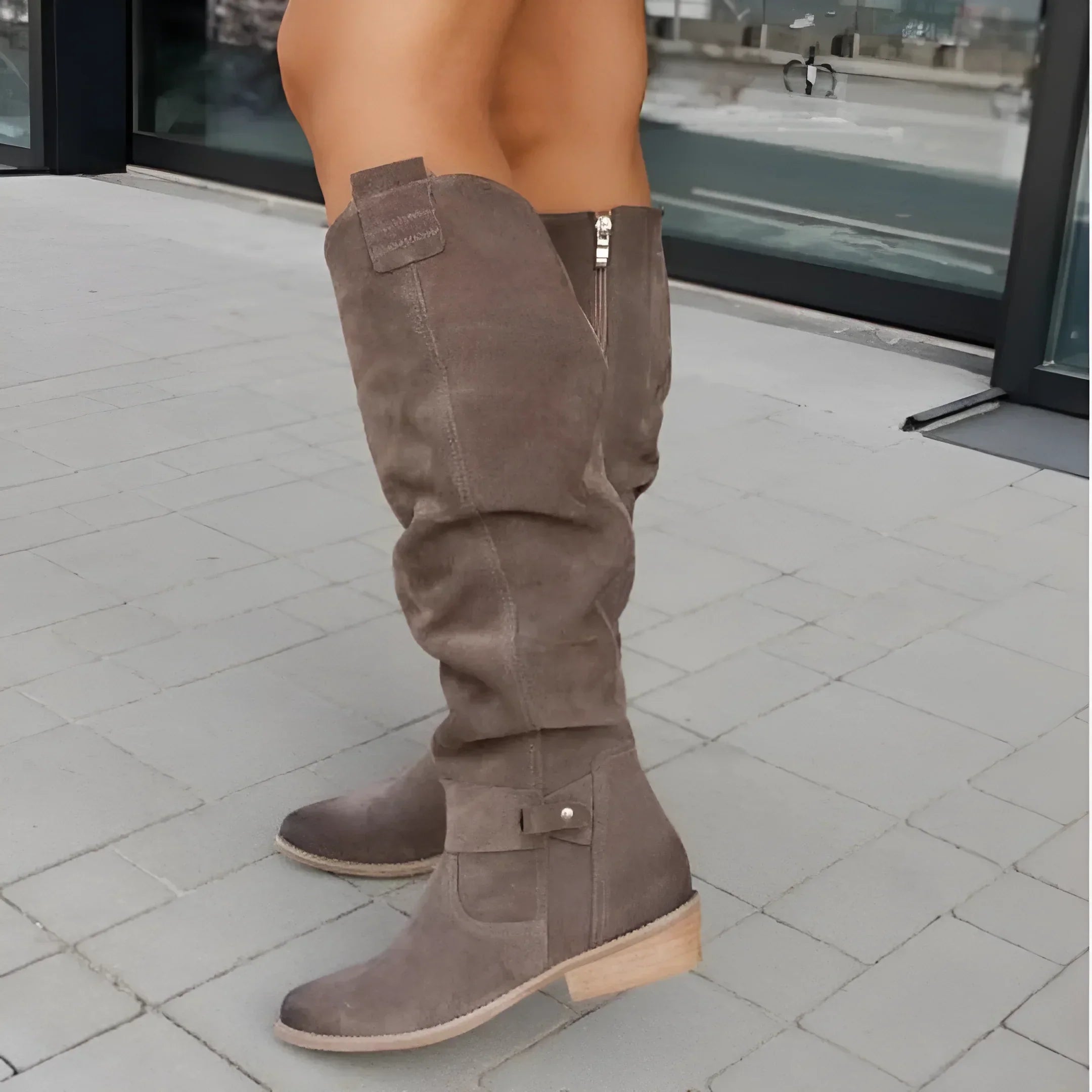 Sofie™ | Luxury women's boots - Brun / 35