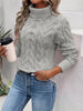 Lorena™ | Classic knitted jumper - Truien & Sweaters - Grey / S