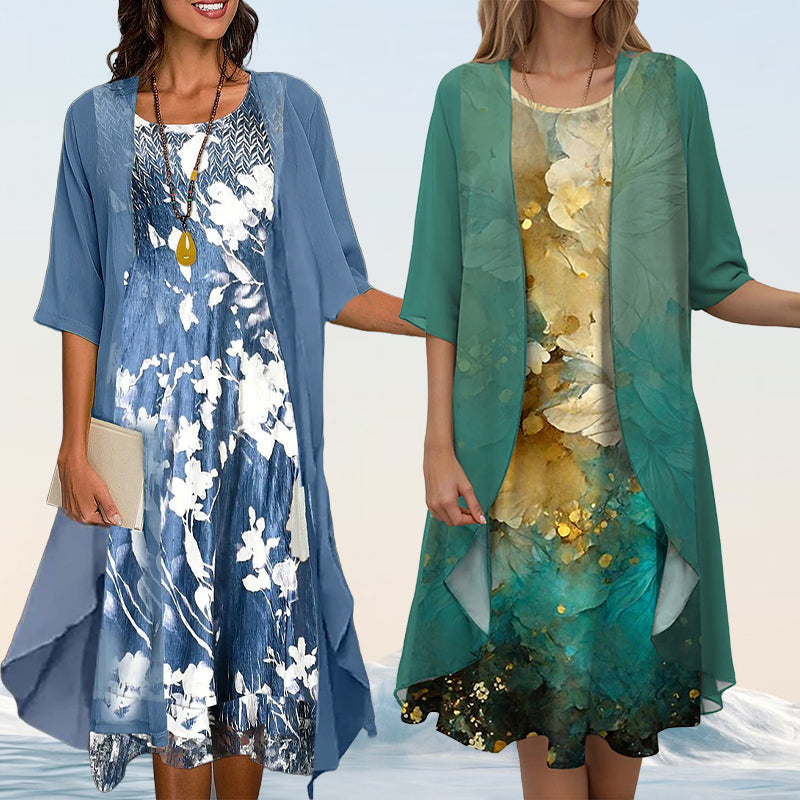 Dhara | Chic & Comfortable Blouse and Dress Ensemble