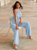 Elen | Pleated Jumpsuit with Halter Neck