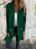 Ida | Round neck zip long sleeve leisure jacket - Green / S