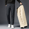 Leo | Unisex fleece winter trousers - Black / XS